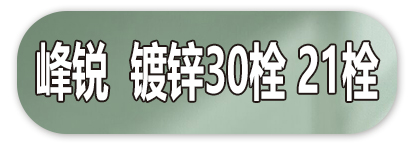 峰锐 镀锌30栓 21栓